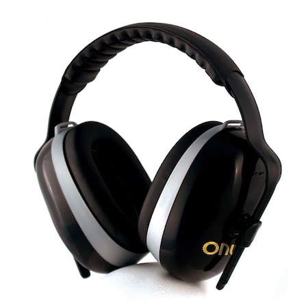 Jackson Safety H70 Onyx Over-the-Head Ear Muffs, 23 dB NRR, Passive, Black 20771